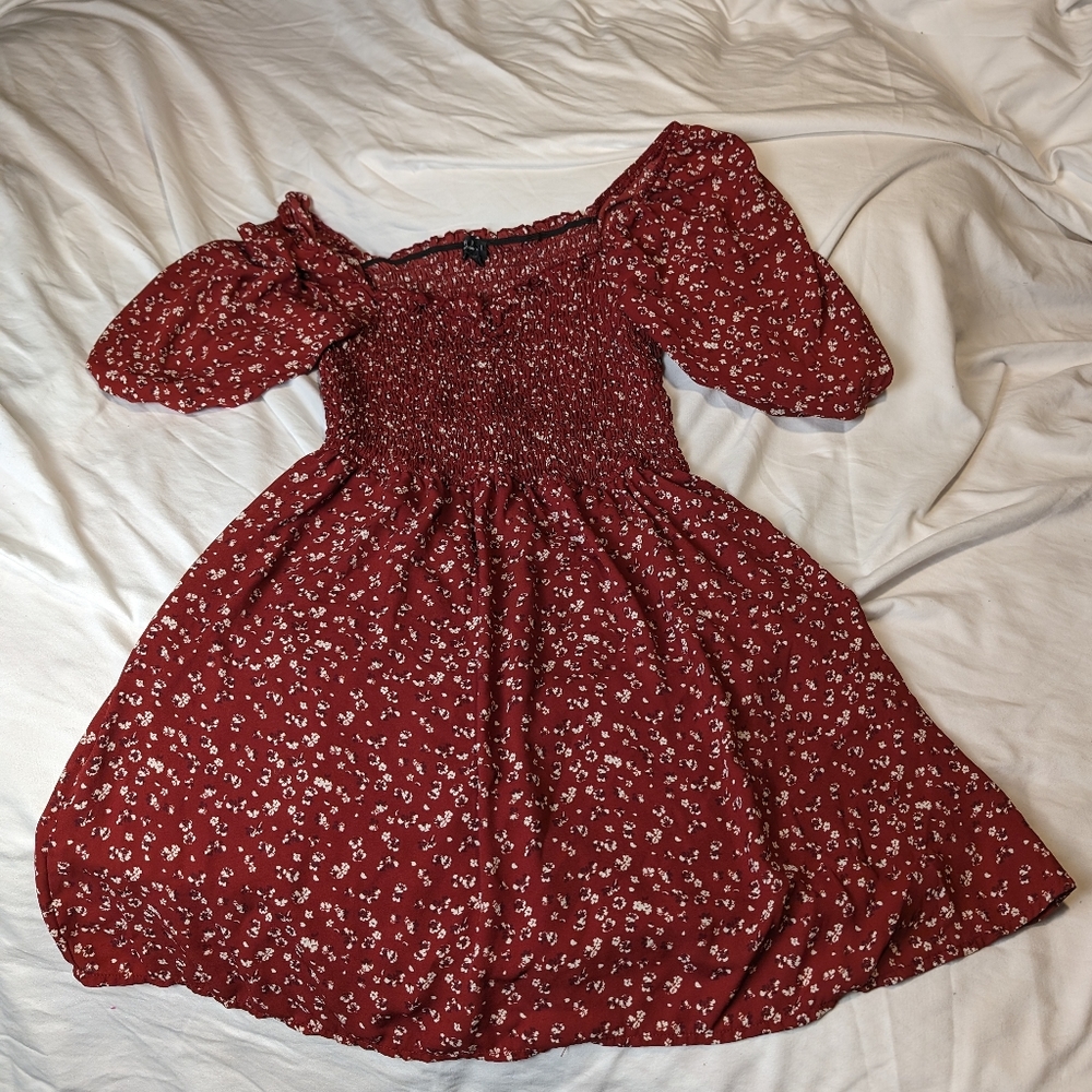 Trixxi XL red floral dress